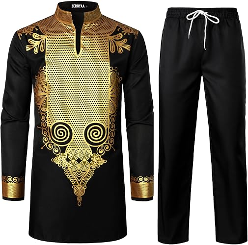 Zeroyaa Men's Africa Suit