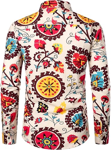Parklees Men's 70s Hippie Vintage