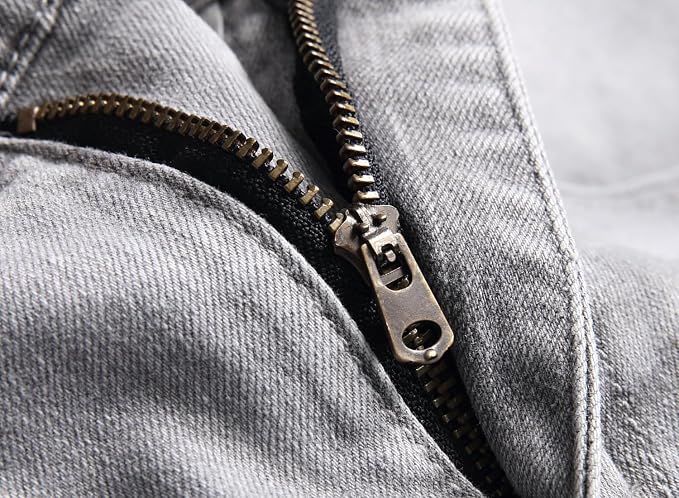 Men's Slim Fashion Ripped Straight