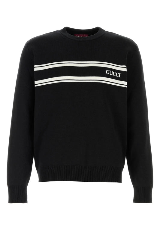 Gucci Black Silk Blend Sweater ( Pre Owned )