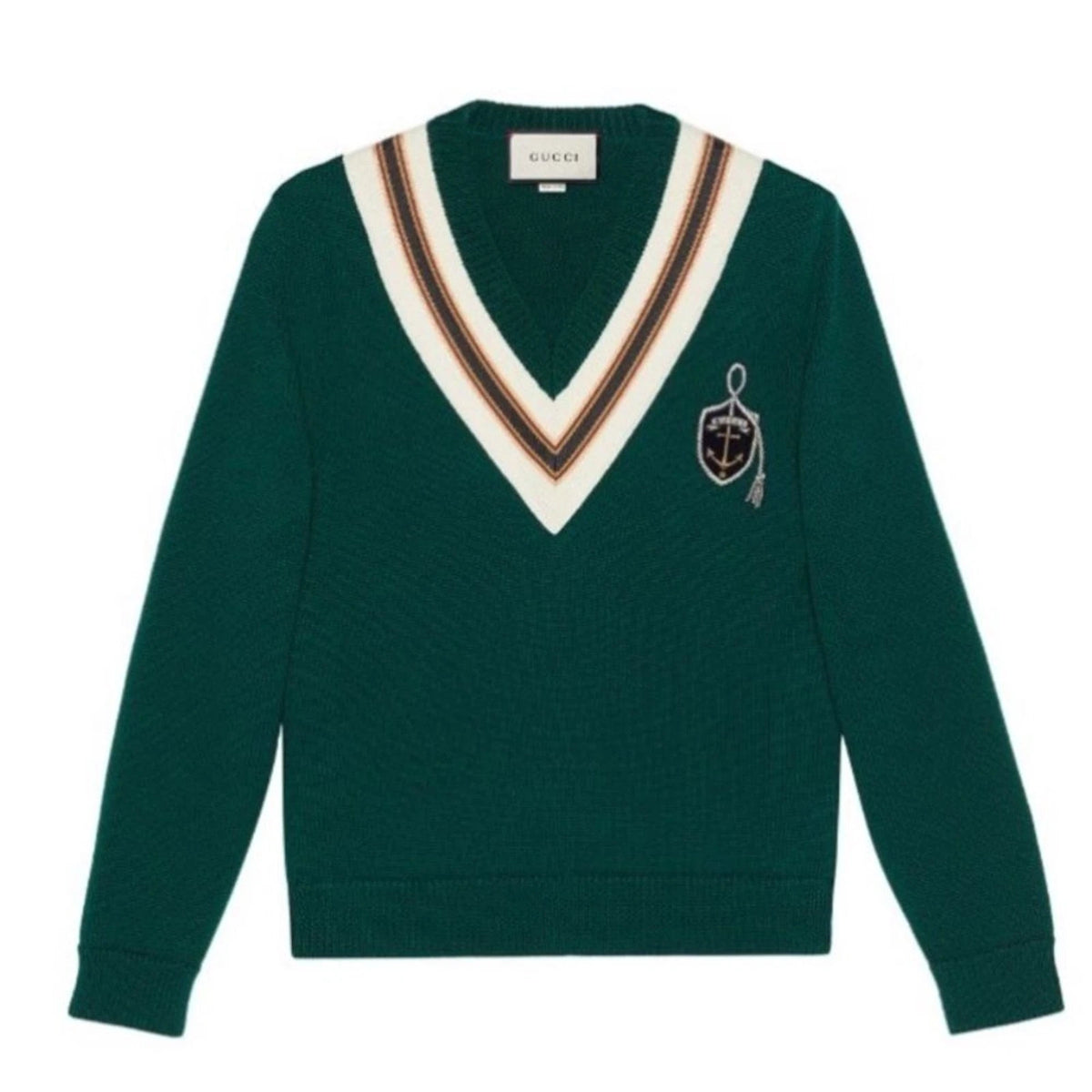 Gucci Varsity College Anchor ( Pre Owned )